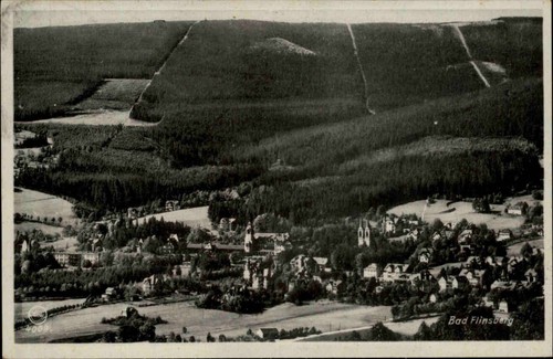 Świeradów-Zdrój BAD FLINSBERG Postkarte 1943 Feldpost gelaufen 2. Weltkrieg - Picture 1 of 2