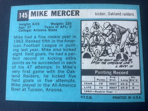 1964 TOPPS FOOTBALL CARDS PICK CARDS YOU WANT - Picture 357 of 401
