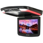 Power Acoustik Pmd-130H 13" Flip Down Lcd Overhead Monitor Dvd Player MirrorLink