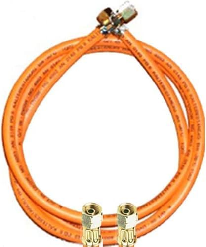 Tubo per Gas Propano Resistente All'Inverno, 2 X 1/4" Sinistra, Arancione, 150 C - Foto 9 di 12