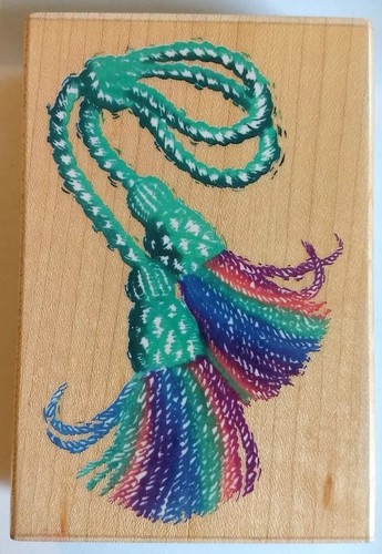 Stampendous Fun Stamps doppie nappe P008 montati su legno timbro vintage cardmaking - Foto 1 di 3