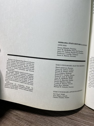 Nebraska History Magazine What Did You Do In The War? Winter 1991 Letter Inc. - Imagen 4 de 12