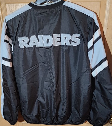 RAIDERS LEGENDARY LOGO HIGH QUALITY STITCHED PULLOVER WINDBREAKER XL - Picture 10 of 12