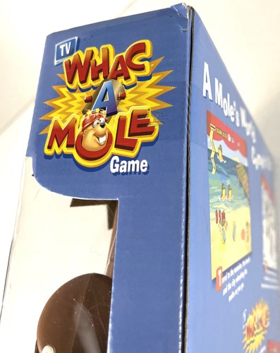 Whac A Mole Plug and Play TV Game Milton Bradley Hasbro 2005 Fun NIB New Sealed - Picture 6 of 10