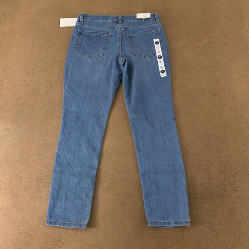 OshKosh Girls Size 7 Medium Wash Denim Super Skinny Jeans NWT *Flaw* - Picture 3 of 10