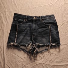 Lucky Brand Cutoff Jeans Women's 10 / 30 High Rise Shortie Blue Denim