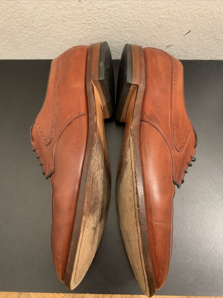 Allen Edmonds Kingsley Mens Brown Leather Oxford Dress Shoes  display picture 1
