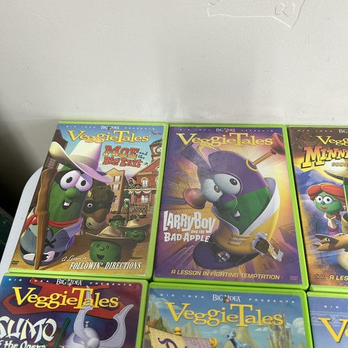 VeggieTales DVD Lot of 10 Kids Christian Religious Values Faith Animated - Picture 4 of 9