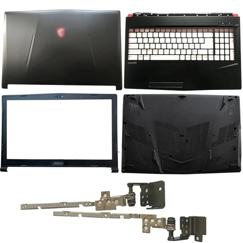 New for MSI GL63 MS-16P4 16P5 15.6in LCD Back Cover+Bezel+Palmrest+Bottom+Hinges