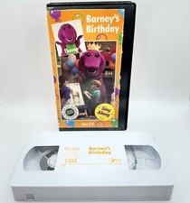 Barney - Barneys Birthday VHS 1992 The Lyons Group Sing Along Tape Classic Kids
