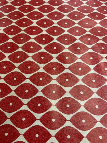 Tovaglia vinile Morrocan rossa pulita, plastica PVC con supporto tessile (344) - Foto 19 di 33
