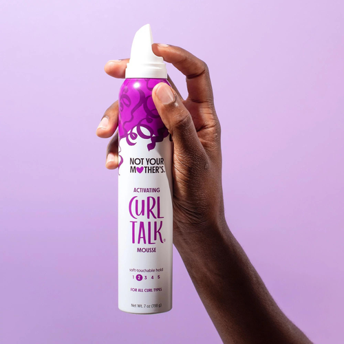 2Pk Not Your Mother's Curl Talk Curl Activating Hair Mousse Lightweight Hold 7oz - Picture 2 of 12