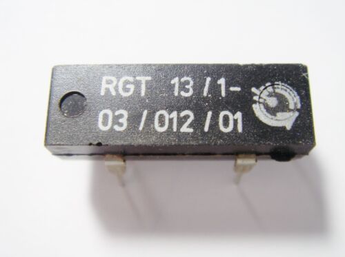 Reed Relay 12V 1xEIN 100V 0,5A Rgt 13/1-03/012/01 Dil Relay #AB41