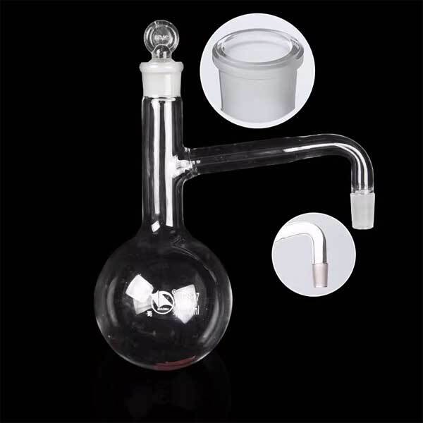 Lab Supply Distillation Flask 100ml1000ml Borosilicate with Arm