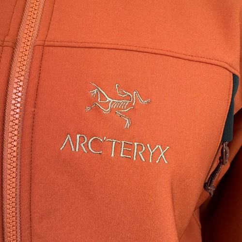 Arc’Teryx Jacket Size L UK 12-14 Orange Softshell Water Resistant Arcteryx - Picture 3 of 16