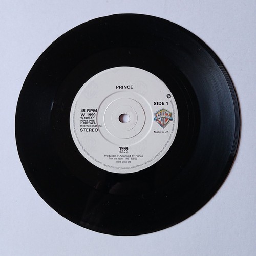 Prince '1999' 7" Vinyl Single. Sehr guter Zustand
