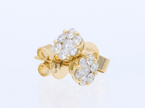 Top Preis Ohrstecker Brillanten 0,60 Karat 750 Gold Ohrringe Wert: 3.000 EUR neu - Bild 6 von 12