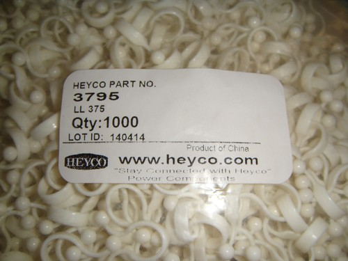 1000 HEYCO 3795 CABLE TIES LL 375 LOCKIT LOOPS - Picture 2 of 2