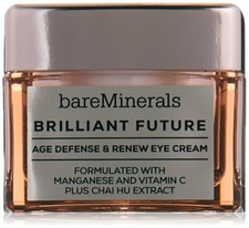 bareMinerals Brilliant Future Age Defense and Renew Eye Cream, 0.5 Ounce