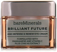 bareMinerals Brilliant Future Age Defense and Renew Eye Cream, 0.5 Ounce