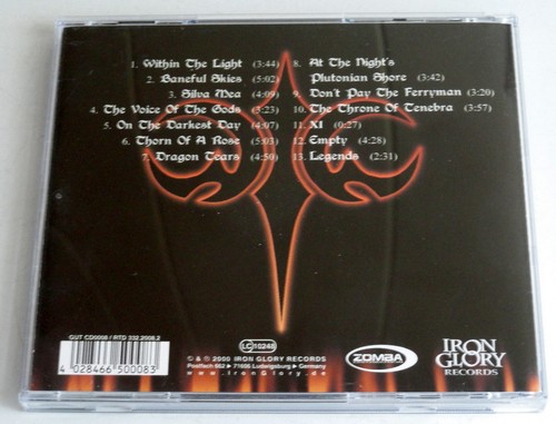Dark At Dawn - Baneful Skies (CD, 2000, Iron Glory) Mint Condition - Picture 2 of 3