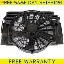 Front AC Condenser Radiator Cooling Fan Assembly Fits 2000-2006 BMW X5 621-213