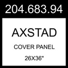 IKEA AXSTAD Cover Panel Matte Blue  26x36" 204.683.94