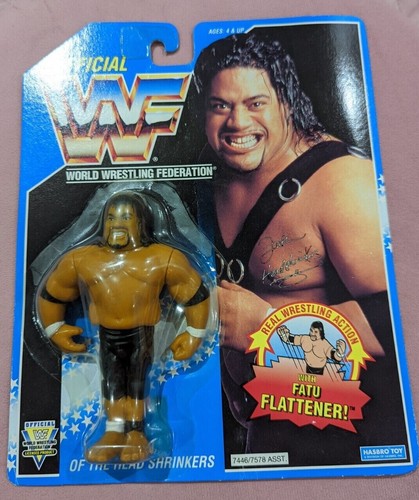 WWF Hasbro Fatu MOC Series 10 Wrestling Figure WWE...