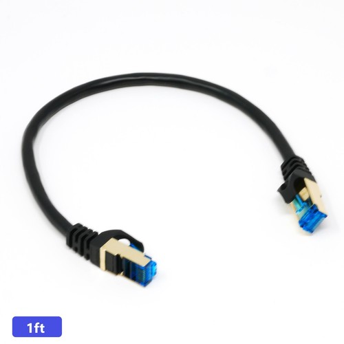 CAT 7 High-Speed Ethernet Kabel - Schwarz, rund - Bild 1 von 6