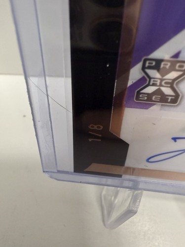 2024 Leaf Pro Set Pure Jonathon Brooks Rookie Auto Crystal 1/8 - Picture 6 of 10