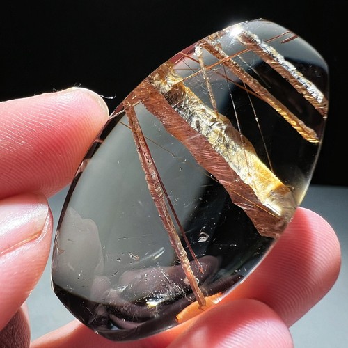 121.8ct Natural Beautiful Rutile Crystal Polished Specimen - Picture 3 of 8