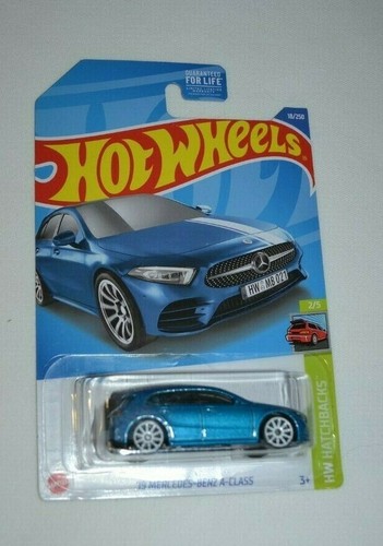HOT WHEELS 2022 HW HATCHBACKS 2/5 - '19 MERCEDES-BENZ A-KLASSE METALLIC BLAU - Bild 1 von 5