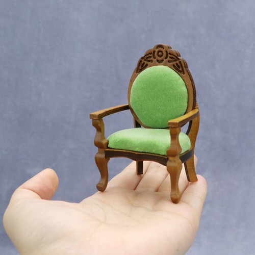 2 Pcs Mini Furniture Chair House Toys Miniature Chairs for Crafts Toddler - Picture 12 of 12