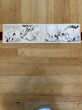 1938 Alley Oop Original Comic Strip Art By V.T. Hamlin 6/9