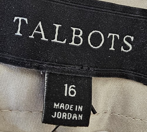 Talbots Womens Shorts Size 16 Brown NEW - Picture 18 of 24