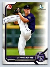 2022 Bowman Draft #BD-151 Gabriel Hughes Colorado Rockies