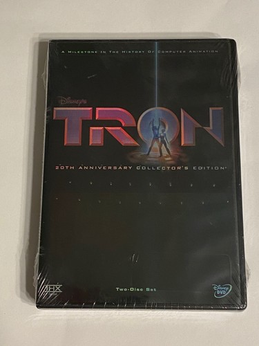 Juego de 2 discos DVD edición de coleccionista 20 aniversario de Disney's TRON PANTALLA ANCHA - Imagen 1 de 3