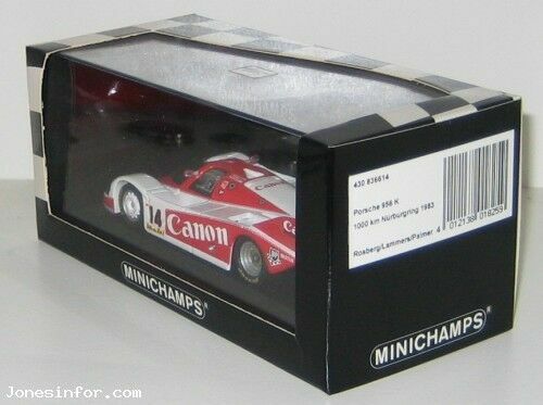 Minichamps 1983 1:43rd Porsche 956K Nurburgring Le Mans Rosberg - Picture 2 of 2