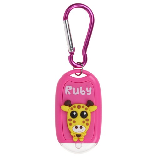 Kids Personalised Torch Keyring Novelty Mini LED Toy Light Carabiner Name Animal - Picture 313 of 370