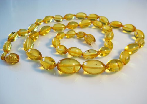 Natural Elegant Baltic Amber Necklace Honey Handmade Gemstone !!!  - Picture 1 of 3