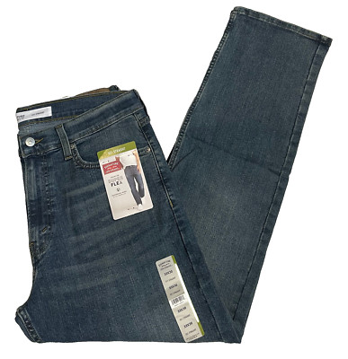 Signature Levi Strauss Mens S51 Straight Super Flex Jeans 33X30