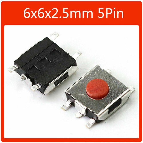 50 pz interruttore pulsante touch 3 mm micro switch SMD DIP 2 pin 4 pin 5 pin - Foto 25 di 28