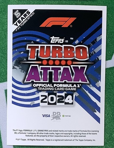 Turbo Attax 2024 Edición Limitada Paralelo Rosa 100 Club Leyenda Tarjetas F1 Individuales Reino Unido - Imagen 17 de 65