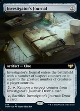Investigator's Journal (Extended) [Innistrad: Crimson Vow] Magic MTG