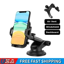Car Truck VAN Phone Mount Dashboard Windshield Stand Air Vent Holder Telescopic