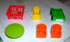 Fisher-price Little People Furniture Car Table Crib Playpen