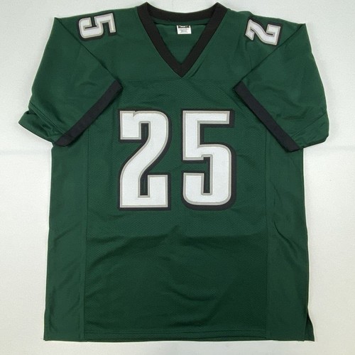 Autographed/Signed LESEAN MCCOY Philadelphia Green Football Jersey JSA COA Auto - Picture 4 of 4