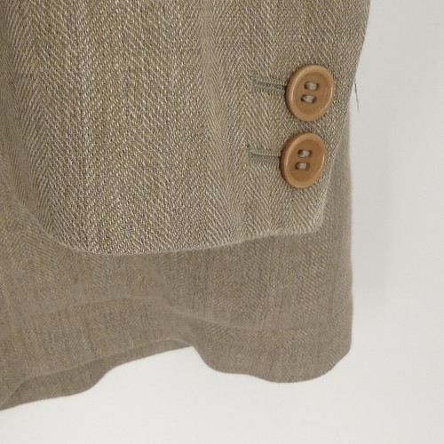 Ermengildo Zegna Soft Unstructured Patch Pocket Blazer Brown Herringbone 42R - Picture 3 of 6