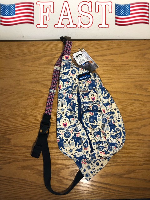kavu mini rope bag crossbody shoulder cotton backpack