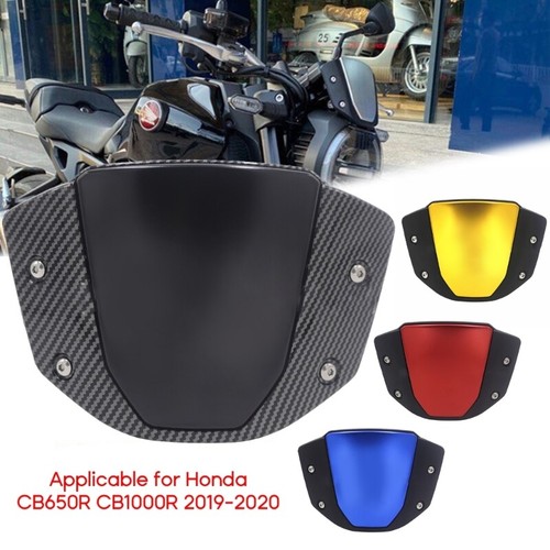 Motorcycle Windshield Windscreen For CB650R CB1000R Wind Deflector Shield Visors - Zdjęcie 2 z 9